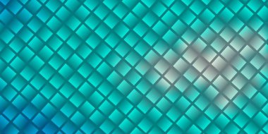 Açık mavi, kare şeklinde yeşil vektör deseni. Dikdörtgen şekilli yeni soyut illüstrasyon. İniş sayfası için modern şablon.