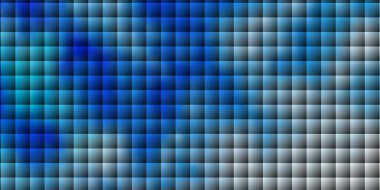 Dikdörtgenli hafif Mavili vektör arkaplanı. Soyut tarzda dikdörtgenleri olan modern tasarım. Reklamlar ve reklamlar için desen.