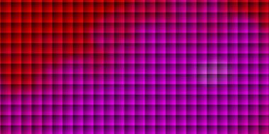 Dikdörtgenli açık pembe vektör şablonu. Gradyan dikdörtgenleri ve kareleri olan renkli çizimler. Reklamlar ve reklamlar için desen.