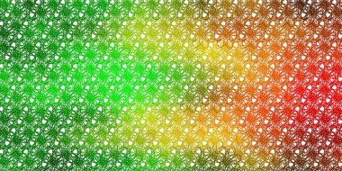 Açık yeşil, eğri çizgileri olan sarı vektör arkaplan. Yaylı basit bir şekilde gradyan çizimi. Kullanıcı Arayüzü tasarımınız için şablon.