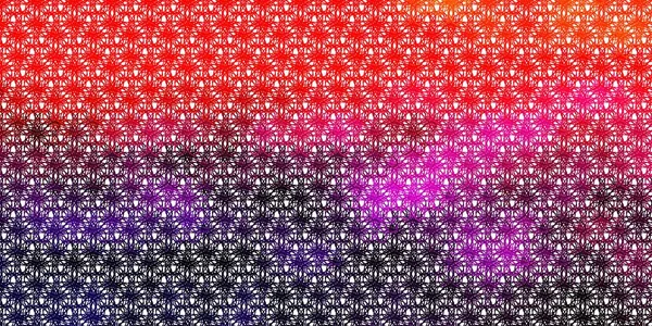 Açık pembe, kırmızı çizgili vektör deseni. Bükülmüş çizgileri olan yepyeni renkli bir çizim. Terfileriniz için akıllı tasarım.