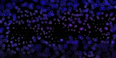 Esrarengiz işaretli koyu mor vektör şablonu. Gotik eğilimli soyut illüstrasyon. Okült tasarımın için basit bir temel.