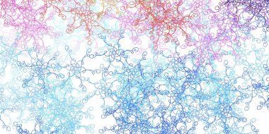 Çizgileri olan ışık çokrenkli vektör şablonu. Soyut bir şekilde gradyan eğimli bir tasvir. Web siteleri, iniş sayfaları için desen.