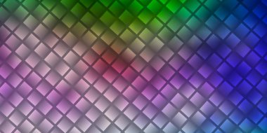 Açık mavi, dikdörtgenli kırmızı vektör arkaplan. Renkli dikdörtgenlerle soyut gradyan çizimi. Web siteleri, iniş sayfaları için desen.