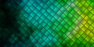 Açık mavi, dikdörtgenli yeşil vektör arkaplan. Gradyan dikdörtgenleri olan bir resim. Cep telefonları için şablon.