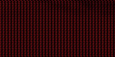 Koyu kırmızı, sarı vektör desenli ve sihirli elementli. Gotik eğilimli soyut illüstrasyon. Doğaüstü tasvirler için basit tasarım.