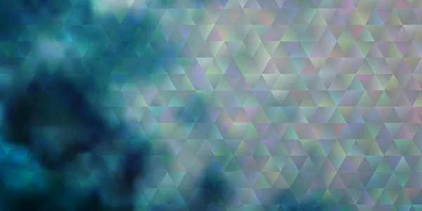 ライン 三角形のライトブルーベクトルレイアウト 三角形の抽象的なグラデーションイラスト ウェブサイトのパターン — ストックベクタ