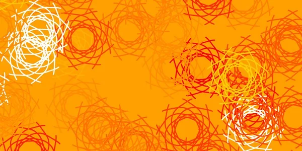 Fond Vectoriel Orange Clair Aux Formes Chaotiques Illustration Avec Des — Image vectorielle
