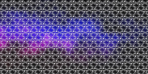 Açık Pembe, eğri çizgileri olan mavi vektör arkaplan. Uygunsuz gradyan çizgileri olan soyut çizimler. Kullanıcı Arayüzü tasarımınız için şablon.