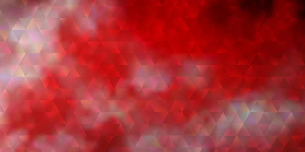 Modèle Vectoriel Rouge Foncé Avec Style Polygonal Triangles Sur Fond — Image vectorielle