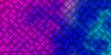 Açık pembe, dikdörtgenli mavi vektör arkaplan. Dikdörtgenli soyut gradyan çizimi. Web siteleri, iniş sayfaları için desen.