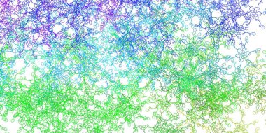 Wry çizgileri ile çok renkli vektör arkaplanı. Rengarenk çizgileri ve şekilleri olan parlak bir örnek. İş broşürleri, broşürler için desen