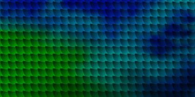 Açık mavi, çizgileri ve dikdörtgenleri olan yeşil vektör düzeni. Renkli dikdörtgenlerle soyut gradyan çizimi. Reklamınız, posteriniz, afişiniz için en iyi tasarım.