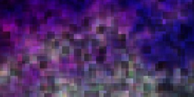 Açık pembe, dikdörtgenli yeşil vektör arkaplan. Soyut tarzda dikdörtgenleri olan modern tasarım. İş broşürleri, broşürler için desen