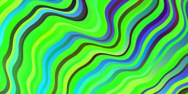 Eğri çizgileri olan koyu renkli vektör arkaplan. Soyut bir şekilde gradyan eğimli bir tasvir. Reklamınız, posteriniz, afişiniz için en iyi tasarım.