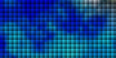 Çokgen biçiminde hafif BLUE vektör arkaplanı. Gradyan dikdörtgenleri ve kareleri olan renkli çizimler. Reklamlar ve reklamlar için desen.