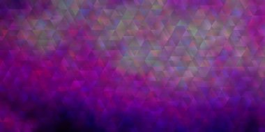 Açık Pembe, mavi vektör arkaplan, çizgiler, üçgenler. Basit formda soyut biçimdeki üçgenler. İniş sayfaları için şablon.