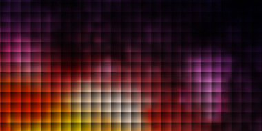 Açık pembe, çizgili sarı vektör düzeni, dikdörtgenler. Renkli dikdörtgenlerle soyut gradyan çizimi. İş tanıtımınız için tasarım.