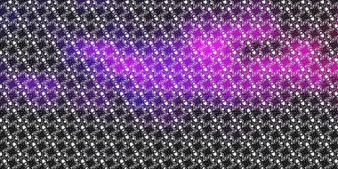 Kıvrımlı açık mor vektör deseni. Eğimli renkli geometrik örnekler var. Terfileriniz için akıllı tasarım.