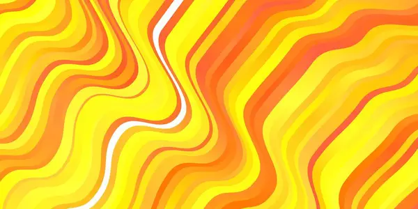 Світло Оранжевий Векторний Фон Кривими Барвисті Ілюстрації Абстрактному Стилі Вигнутими — стоковий вектор