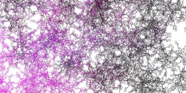 Çizgileri olan açık pembe vektör arkaplanı. Renkli çizimler, kıvrımlardan oluşur. Cep telefonları için şablon.