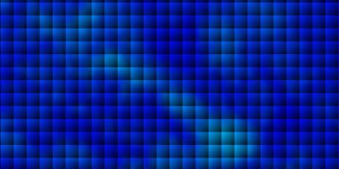 Açık mavi vektör deseni kare biçiminde. Renkli dikdörtgenlerle soyut gradyan çizimi. Reklamınız, posteriniz, afişiniz için en iyi tasarım.