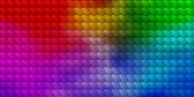 Çokgen biçiminde çok renkli vektör arkaplanı. Dikdörtgen şekilli yeni soyut illüstrasyon. Reklamınız, posteriniz, afişiniz için en iyi tasarım.