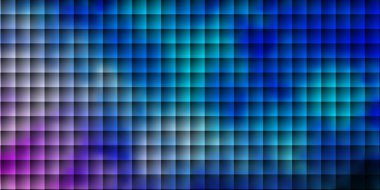 Açık mavi, dikdörtgenli yeşil vektör arkaplan. Renkli dikdörtgenlerle soyut gradyan çizimi. Web siteleri, iniş sayfaları için desen.