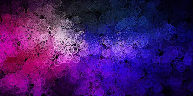 Koyu pembe, gizli sembollü yeşil vektör arkaplan. Sihirli ruhani güç işaretleri olan bir ilüzyon. Gizemli, mistik tasarımlar için arkaplan.