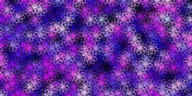 Eğri çizgileri olan açık pembe vektör arkaplan. Soyut bir şekilde gradyan eğimli bir tasvir. Web siteleri, iniş sayfaları için desen.