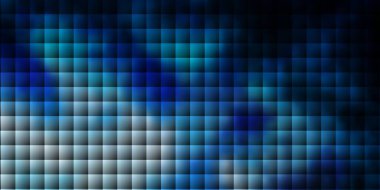 Çizgileri ve dikdörtgenleri olan koyu mavi vektör düzeni. Soyut tarzda dikdörtgenleri olan modern tasarım. Web siteleri, iniş sayfaları için desen.