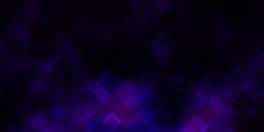 Koyu mor, dikdörtgenli pembe vektör arkaplan. Soyut tarzda dikdörtgenleri olan modern tasarım. İş broşürleri, broşürler için desen