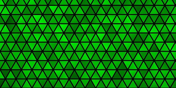 ライトグリーンベクトル線 三角形の背景 自然のスタイルで三角形と美しいイラスト Cmの模様 — ストックベクタ