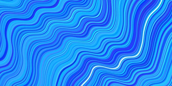 Lichtblauwe Vector Textuur Met Gebogen Lijnen Een Monster Met Kleurrijke — Stockvector