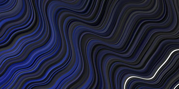 Fundo Vetorial Azul Escuro Com Linhas Dobradas Amostra Geométrica Colorida — Vetor de Stock