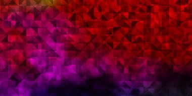 Çizgiler ve üçgenlerle ışık çok renkli vektör arkaplanı. Renkli üçgenli modern soyut illüstrasyon. Duvar kağıtları için şablon.