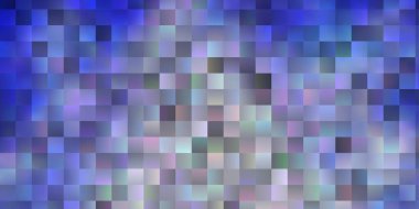 Kare şeklinde koyu mavi vektör deseni. Dikdörtgen şekilli yeni soyut illüstrasyon. Web siteleri, iniş sayfaları için desen.