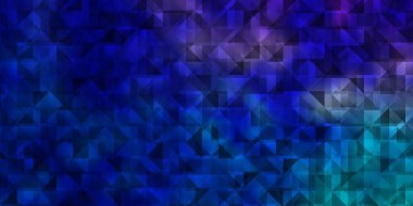 Açık pembe, mavi vektör düzeni çizgiler, üçgenler. Renkli üçgenlerin olduğu bir resim. Terfileriniz için tasarım.