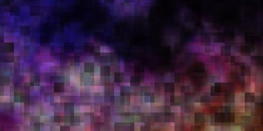 Açık Mor, dikdörtgen biçiminde pembe vektör dokusu. Renkli dikdörtgenlerle soyut gradyan çizimi. Reklamınız, posteriniz, afişiniz için en iyi tasarım.