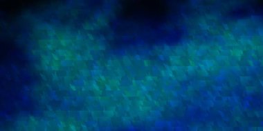 Koyu mavi vektör arkaplanı çizgiler, üçgenler. Soyut tarzda akıllı tasarım ve eğimli üçgenler. Web siteleri için desen.