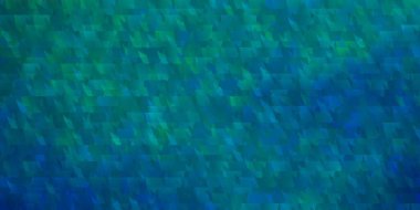 Işık Mavisi vektör şablonu, çizgiler, üçgenler. Soyut tarzda akıllı tasarım ve eğimli üçgenler. İniş sayfaları için şablon.