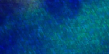 Açık Pembe, çizgileri ve üçgenleri olan mavi vektör şablonu. Basit bir şekilde üçgenli renkli bir çizim. İniş sayfaları için şablon.