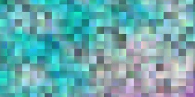 Açık Pembe, mavi vektör arka planı çokgen biçiminde. Gradyan dikdörtgenleri olan bir resim. Reklamlar ve reklamlar için desen.