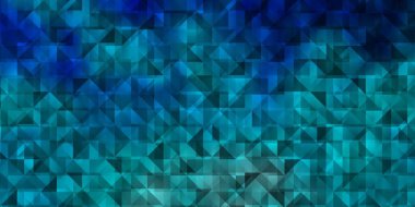 Açık mavi vektör düzeni çizgiler, üçgenler. Soyut üçgenli dekoratif tasarım. Posterler ve afişler için en iyi tasarım.