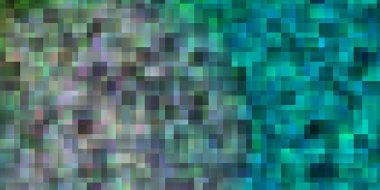 Açık mavi, çokgen tarzda yeşil vektör arkaplan. Soyut arkaplanda renkli gradyan olan dikdörtgenler. Reklamınız, posteriniz, afişiniz için en iyi tasarım.