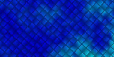 Açık mavi vektör deseni kare biçiminde. Soyut tarzda dikdörtgenleri olan modern tasarım. İniş sayfası için modern şablon.