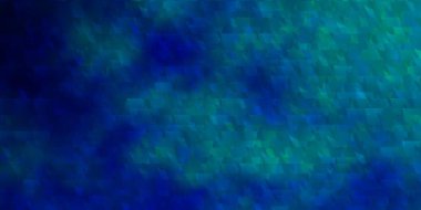 Işık Mavisi vektör şablonu, çizgiler, üçgenler. Renkli üçgenli modern gradyan çizimi. Terfileriniz için tasarım.