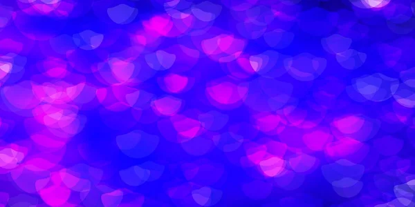 Светло Фиолетовая Векторная Текстура Дисками Иллюстрация Набором Ярких Красочных Абстрактных — стоковый вектор