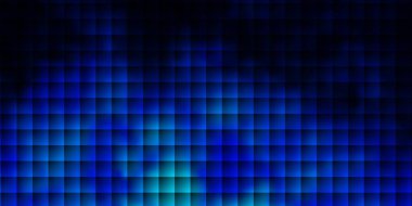 Dikdörtgenli koyu mavi vektör şablonu. Dikdörtgen şekilli yeni soyut illüstrasyon. İş tanıtımınız için tasarım.