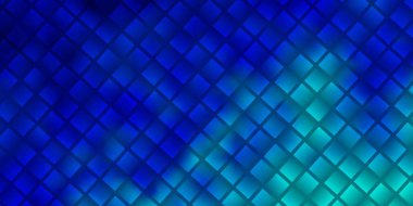 Dikdörtgenli koyu mavi vektör şablonu. Dikdörtgen şekilli yeni soyut illüstrasyon. Reklamlar ve reklamlar için desen.